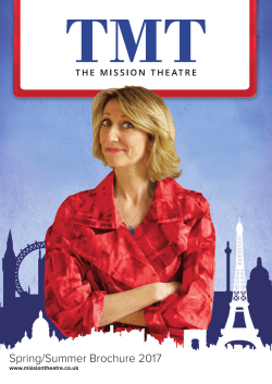 Spring/Summer Brochure 2017