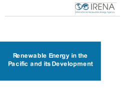 Renewable energy technology options in Pacific