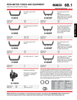 iron meter yokes and equipment