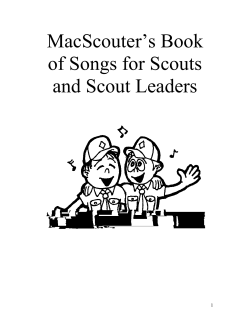 Songs - Sea Scouts Ship 1610