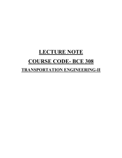 lecture note course code- bce 308
