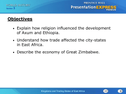 11.3 Kingdoms and Trading States of East Africa