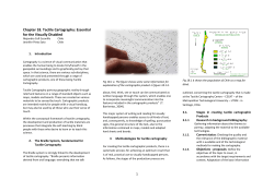Chapter 18. Tactile Cartography: Essential for the Visually Disabled