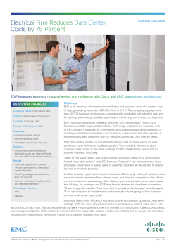 EDIF Reduces Data Center Costs by 75 Percent