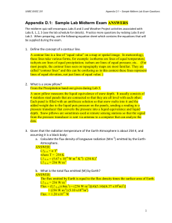 Sample lab midterm quiz answers