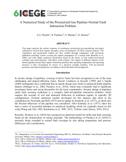 A Numerical Study of the Pressurized Gas Pipeline