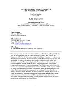 social history of american medicine and public