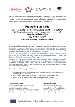 Protecting the Child - BAFM