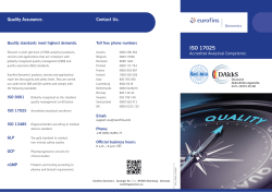ISO 17025 - Eurofins Genomics