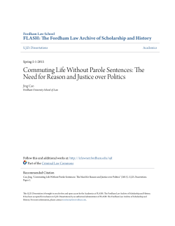 Commuting Life Without Parole Sentences