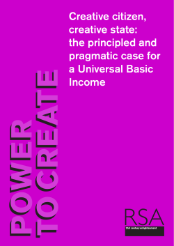 Creative citizen, creative state