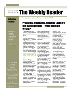 The Weekly Reader