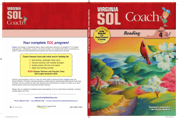 Developed in Consultation with Virginia Educators