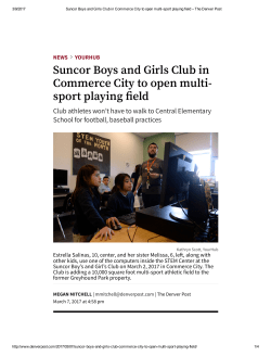 Suncor Boys and Girls Club in Commerce City to