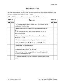 Taverns - History.org