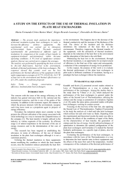 A STUDY ON THE EFFECTS OF THE USE OF THERMAL