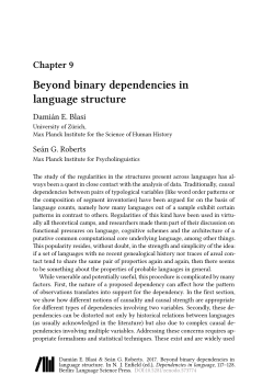 Chapter 9 - Language Science Press