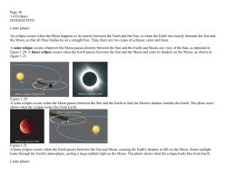 Page 30 1.4 Eclipses INTERACTIVE Lunar phases