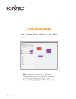 And block - KMC Controls