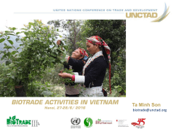 biotrade activities in vietnam