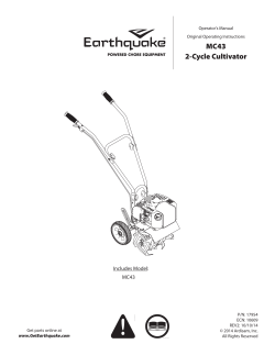 MC43 2-Cycle Cultivator
