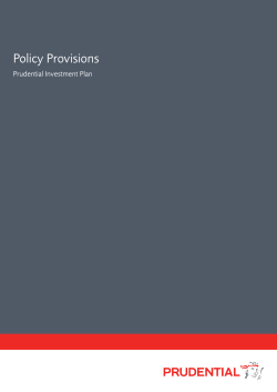 Policy Provisions