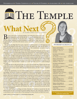 November - The Temple