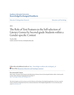 The Role of Text Features in the Self