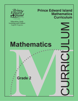 Mathematics Curriculum Grade 2