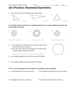 10-3 Practice: Rotational Symmetry