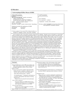 GI Disorders