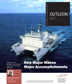 New Major Makes Major Accomplishments - UW