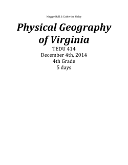 Physical Geography of Virginia