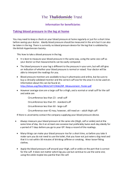 leaflet - Thalidomide Trust