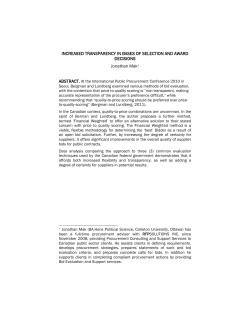 Analysis of Scoring Methodologies