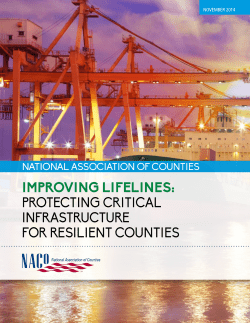 ImprovIng LIfeLInes: Protecting critical infrastructure for resilient
