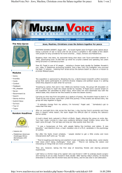 Jews, Muslims, Christians cross