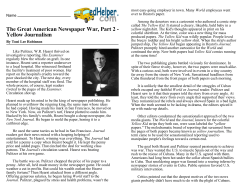 The Great American Newspaper War, Part 2