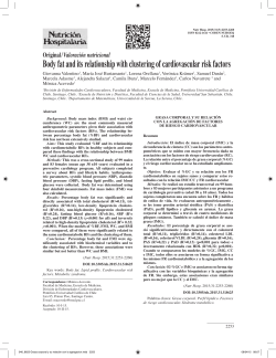 Original / Valoraci&oacute;n nutricional Body fat and its relationship with