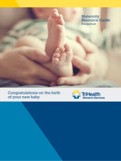 Congratulations on the birth of your new baby