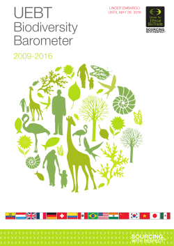 Biodiversity Barometer