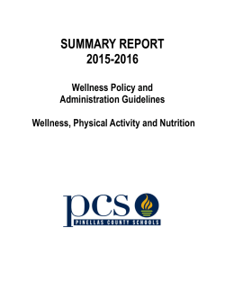 summary report 2015-2016 - Pinellas County Schools
