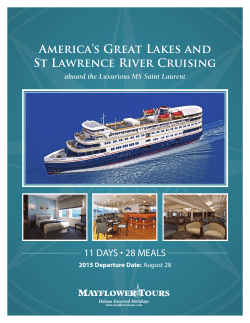 America`s Great Lakes and St. Lawrence River Cruising Aboard the