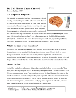 Do Cell Phones Cause Cancer?