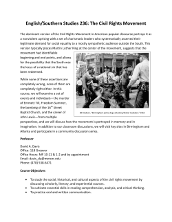 The Civil Rights Movement