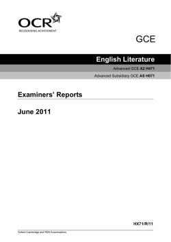 Examiners` reports - June