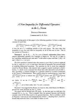 A non-inequality for differential operators in the L1