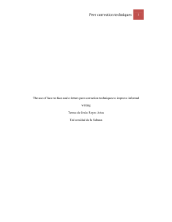 Peer correction techniques - Intellectum