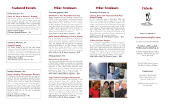 2014 brochure  - Taos Winter Wine Festival