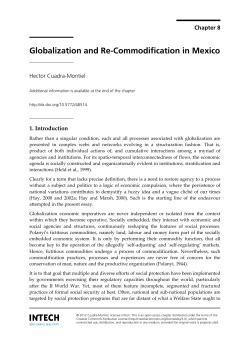 Globalization and Re-Commodification in Mexico